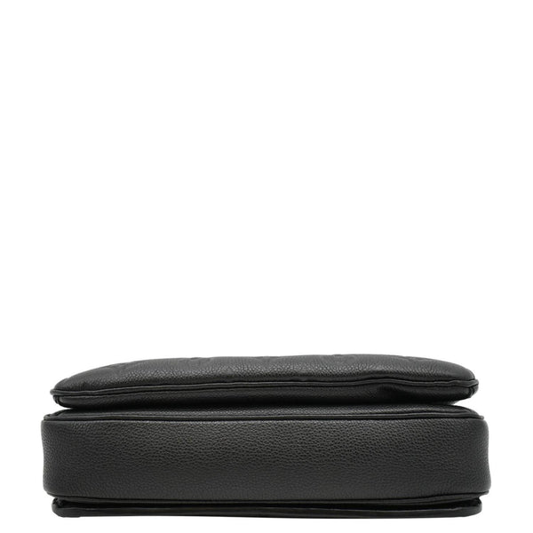 LOUIS VUITTON Metis Pochette Empreinte Leather Crossbody Bag Black