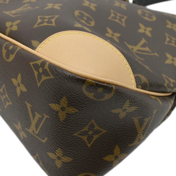 LOUIS VUITTON Odeon NM MM Monogram Canvas Shoulder Bag Brown