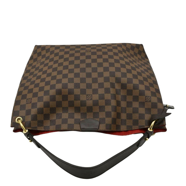 LOUIS VUITTON Graceful MM Damier Ebene Shoulder Bag Brown
