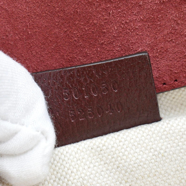 GUCCI Neo Vintage Suede Crossbody Bag Red 501050