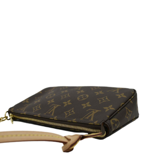 LOUIS VUITTON Pochette Accessories NM Monogram Canvas Pouch Bag Brown
