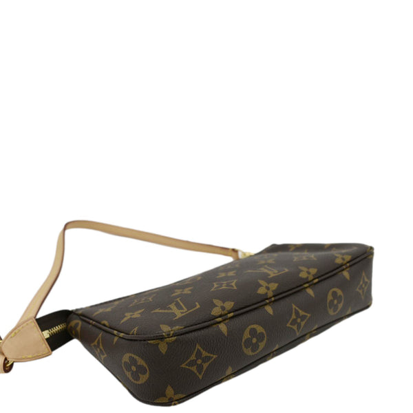 LOUIS VUITTON Pochette Accessories NM Monogram Canvas Pouch Bag Brown