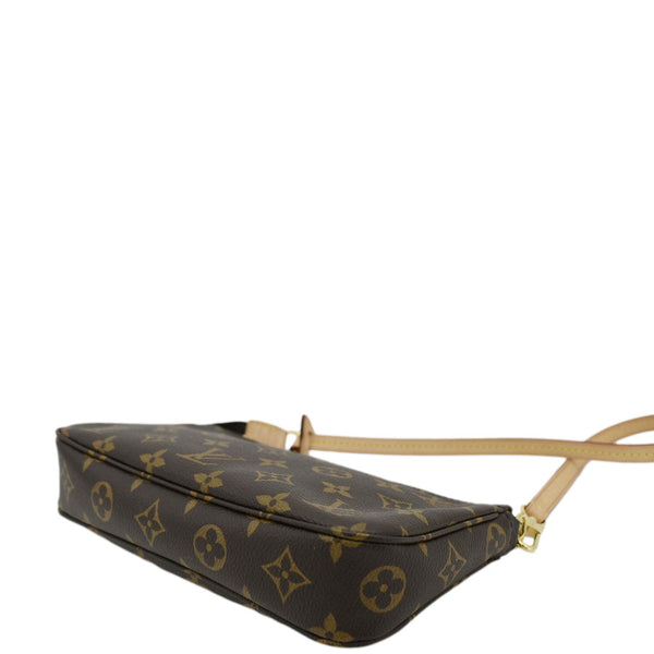 LOUIS VUITTON Pochette Accessories NM Monogram Canvas Pouch Bag Brown