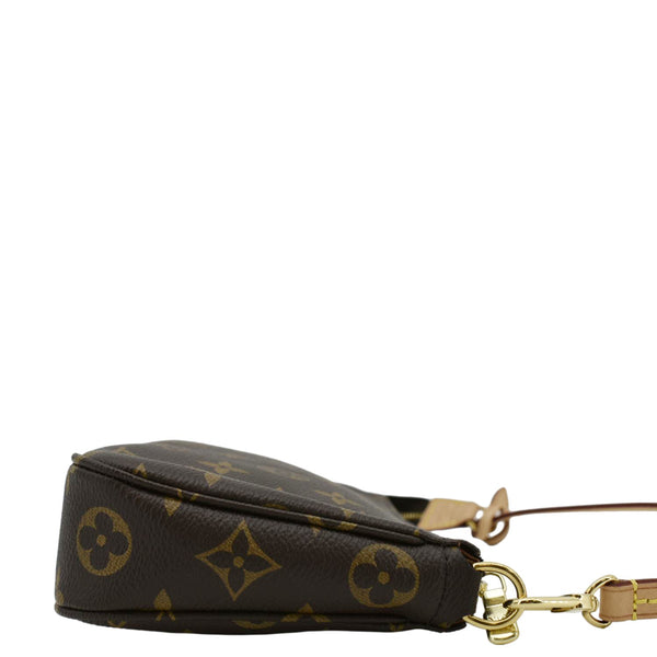 LOUIS VUITTON Pochette Accessories NM Monogram Canvas Pouch Bag Brown