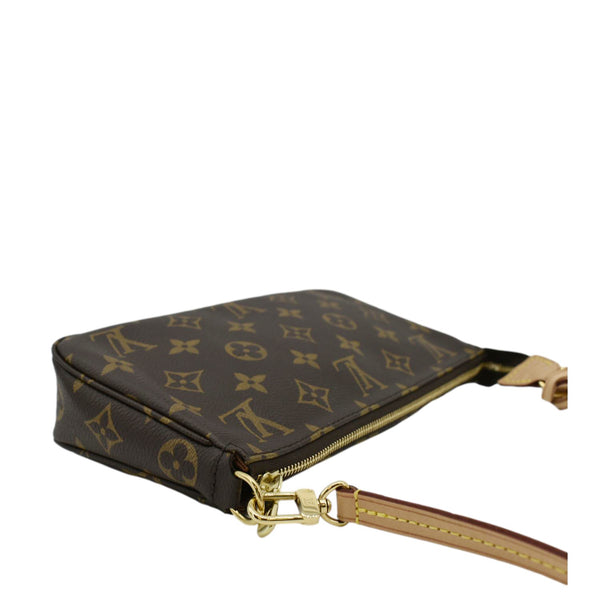 LOUIS VUITTON Pochette Accessories NM Monogram Canvas Pouch Bag Brown