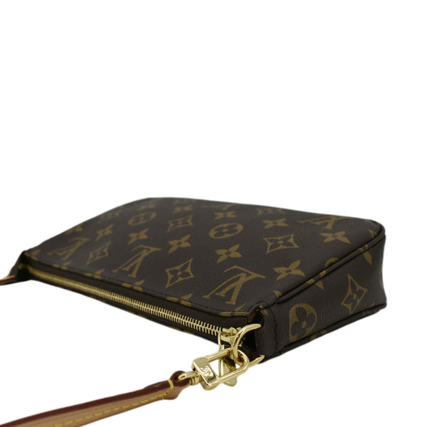 LOUIS VUITTON Pochette Accessories NM Monogram Canvas Pouch Bag Brown