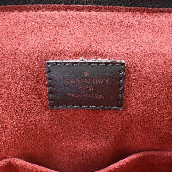 LOUIS VUITTON Trevi PM Damier Ebene Satchel Shoulder Bag Brown