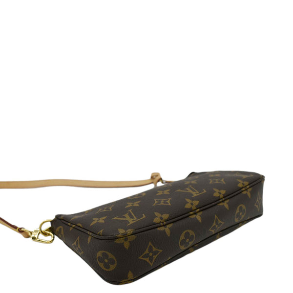 LOUIS VUITTON Pochette Accessories NM Monogram Canvas Pouch Bag Brown