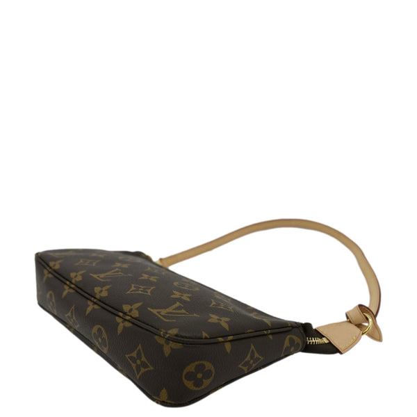 LOUIS VUITTON Pochette Accessories NM Monogram Canvas Pouch Bag Brown