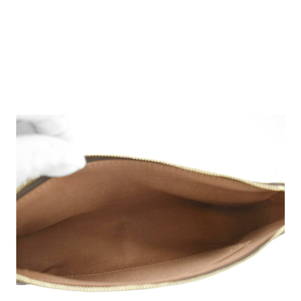 LOUIS VUITTON Pochette Accessories NM Monogram Canvas Pouch Bag Brown