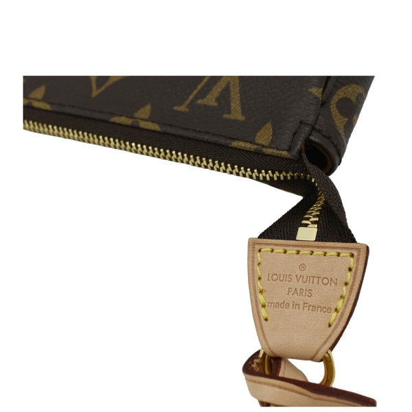 LOUIS VUITTON Pochette Accessories NM Monogram Canvas Pouch Bag Brown