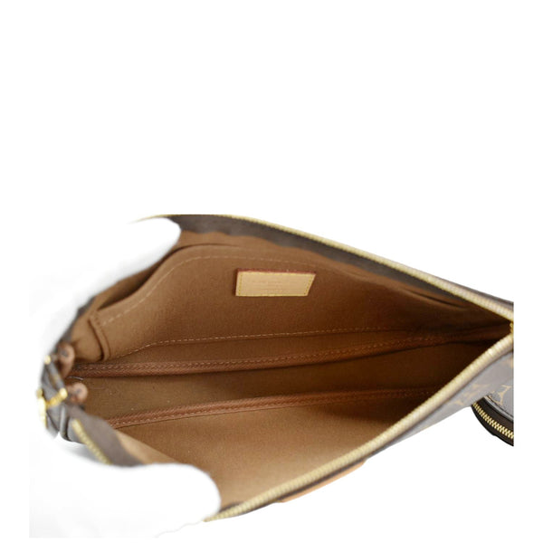 LOUIS VUITTON Multi Pochette Accessoires Monogram Canvas Crossbody Bag Brown