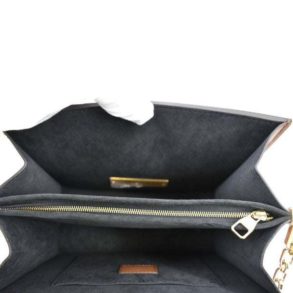 LOUIS VUITTON Dauphine MM Monogram Reverse Canvas Shoulder Bag Brown