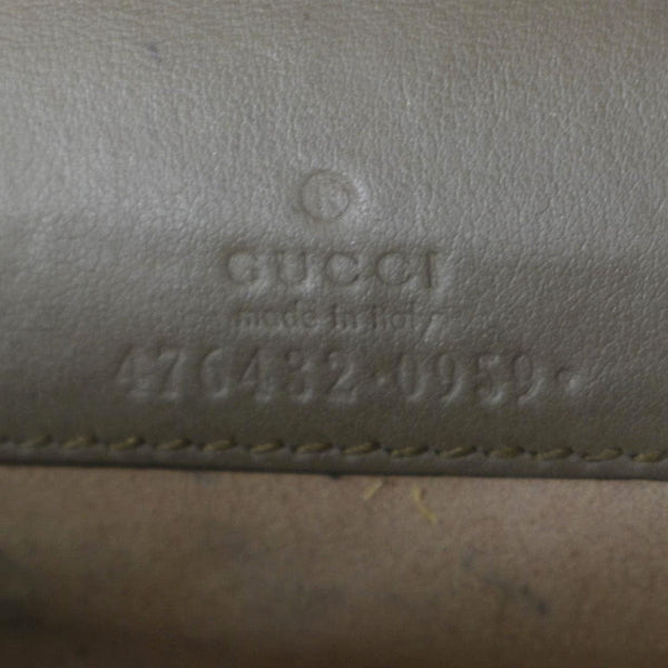 GUCCI Dionysus Super Mini GG Supreme Canvas Crossbody Bag Taupe 476432