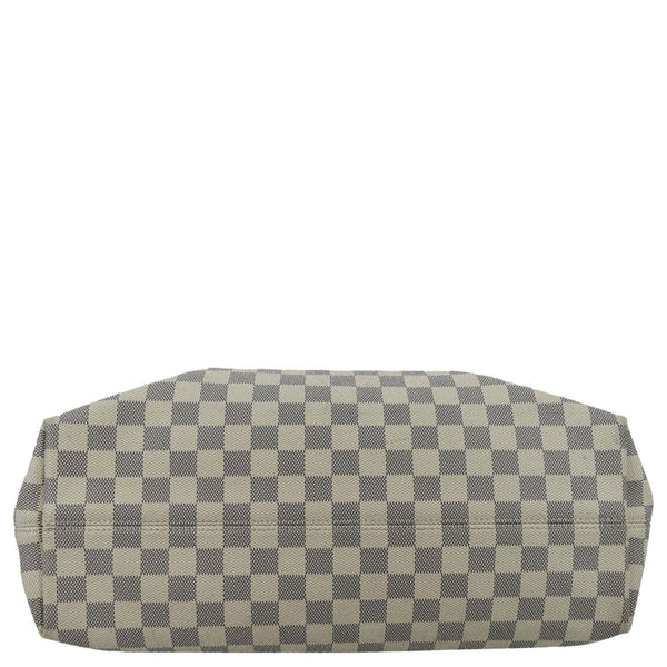 LOUIS VUITTON Graceful MM Damier Azur Shoulder Bag White