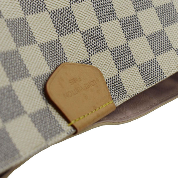 LOUIS VUITTON Graceful MM Damier Azur Shoulder Bag White