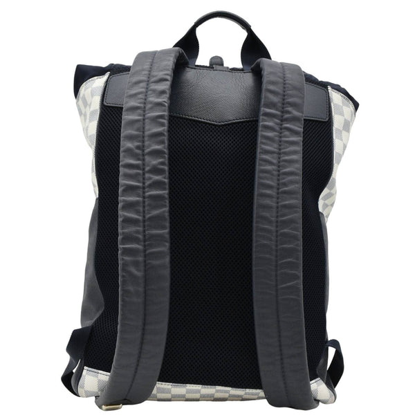 LOUIS VUITTON Matchpoint Backpack White back look