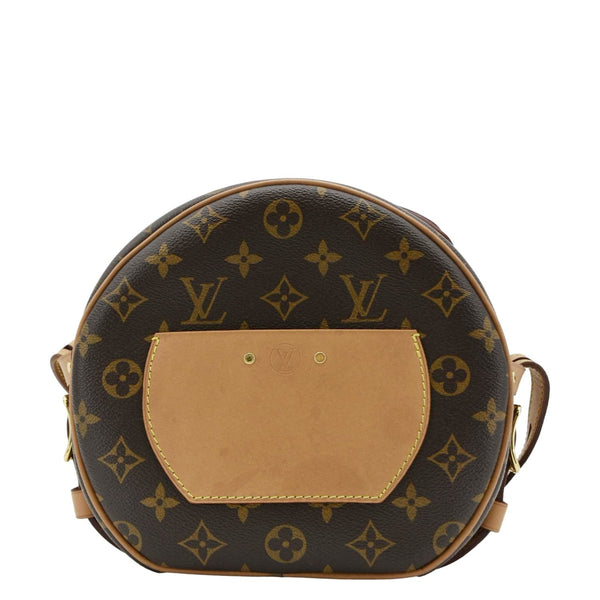 LOUIS VUITTON Boite Chapeau Souple Monogram Canvas Shoulder Bag Brown upper look