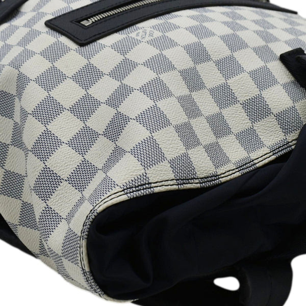 LOUIS VUITTON Matchpoint Backpack White corner look
