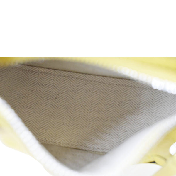 LOEWE Nano Puzzle Leather Shoulder Bag Yellow