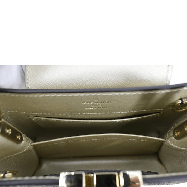 LOUIS VUITTON Capucines Mini Karung Skin Leather Shoulder Bag Full Moon