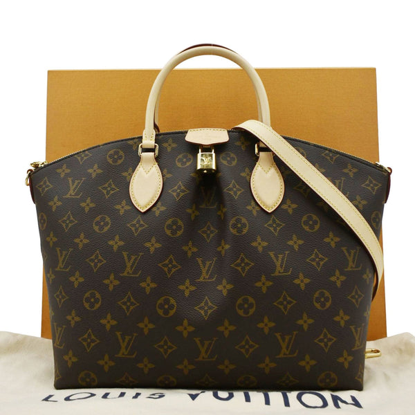 LOUIS VUITTON Boetie MM Monogram Canvas Shoulder Bag Brown