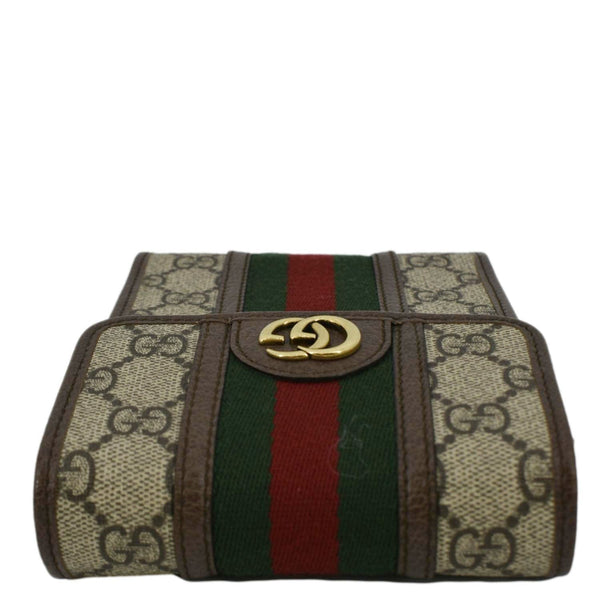 GUCCI Mini Ophidia New Acero GG Supreme Monogram Web Crossbody Bag Beige 625757