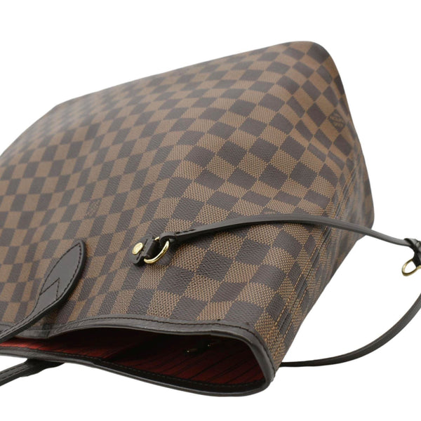 LOUIS VUITTON Neverfull GM Damier Ebene Tote Shoulder Bag Brown