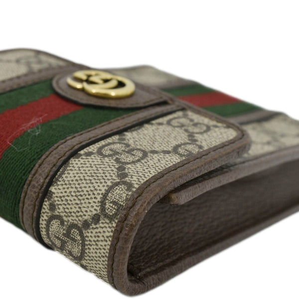 GUCCI Mini Ophidia New Acero GG Supreme Monogram Web Crossbody Bag Beige 625757