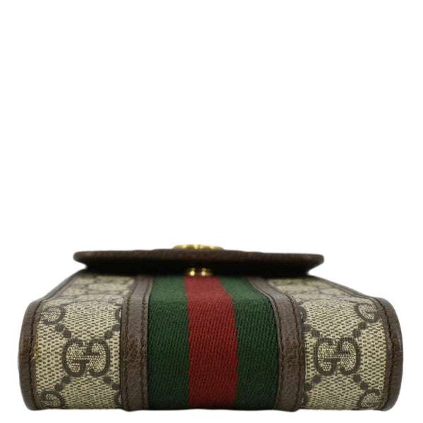 GUCCI Mini Ophidia New Acero GG Supreme Monogram Web Crossbody Bag Beige 625757