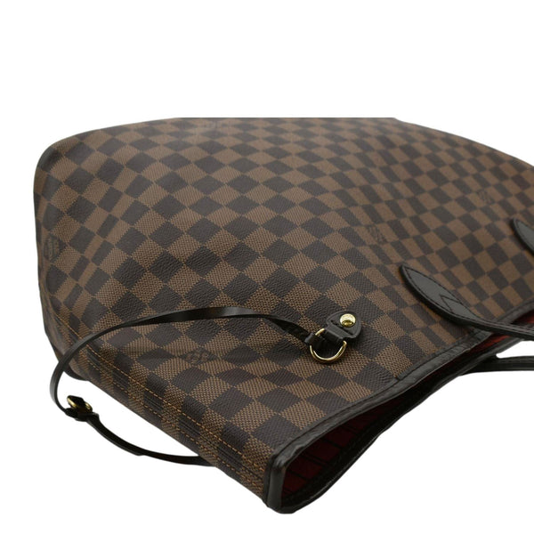 LOUIS VUITTON Neverfull GM Damier Ebene Tote Shoulder Bag Brown