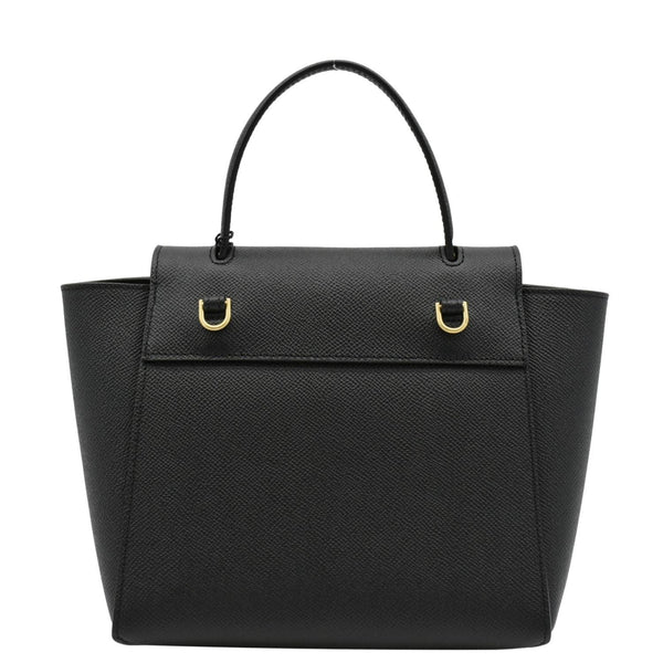 CELINE Nano Belt Grained Leather Shoulder Bag Black