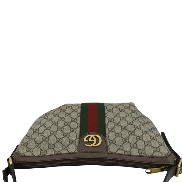 GUCCI Ophidia GG Supreme Canvas Shoulder Bag Beige 598125