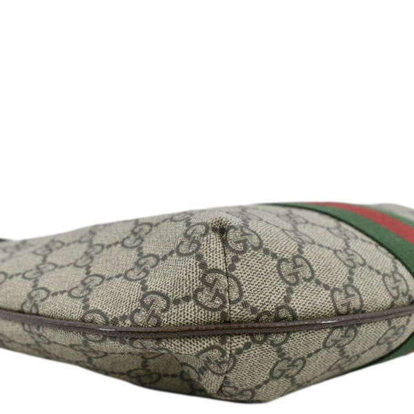 GUCCI Ophidia GG Supreme Canvas Shoulder Bag Beige 598125