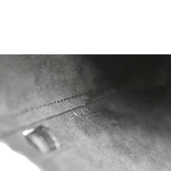 CELINE Nano Belt Grained Leather Shoulder Bag Black