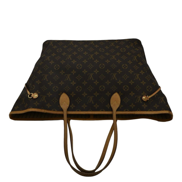 LOUIS VUITTON Neverfull GM Monogram Canvas Tote Bag Brown