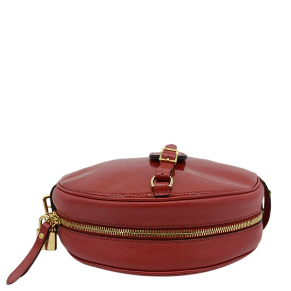 LOUIS VUITTON Boite Chapeau Mini Monogram Vernis Shoulder Bag Red