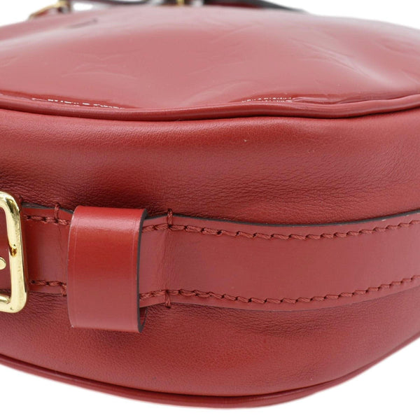 LOUIS VUITTON Boite Chapeau Mini Monogram Vernis Shoulder Bag Red