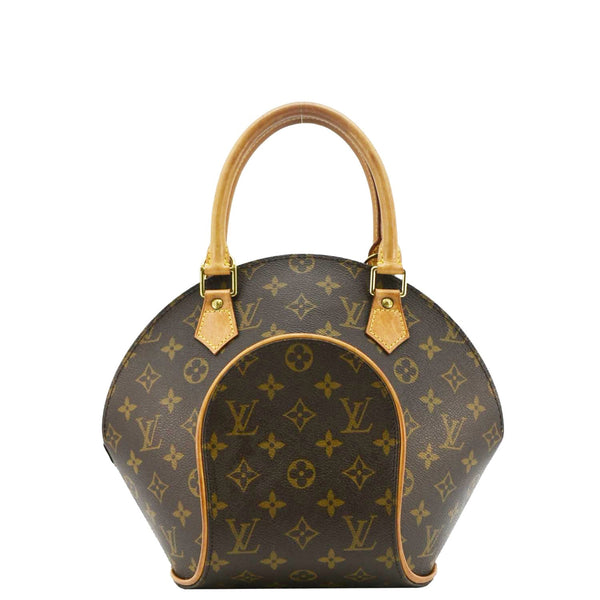 LOUIS VUITTON Ellipse PM Monogram Canvas Satchel Bag Brown