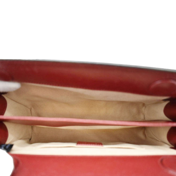 GUCCI Ophidia Small Suede Chain Shoulder Bag Denim Blue 503877