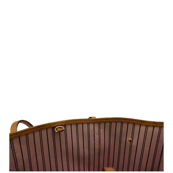 LOUIS VUITTON Neverfull MM Jungle Dots Monogram Canvas Shoulder Bag Brown