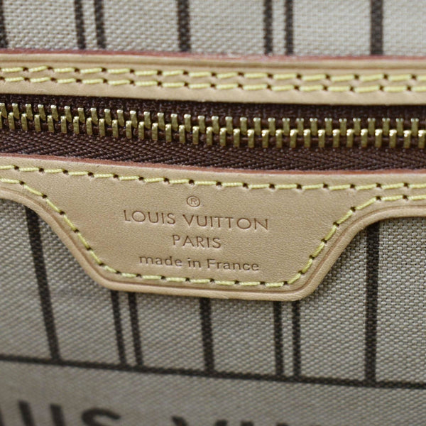 LOUIS VUITTON Neverfull MM Monogram Canvas Tote Bag Brown