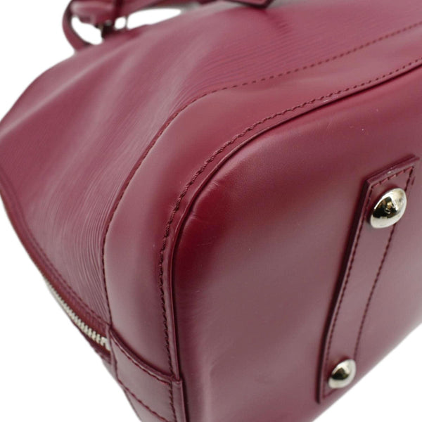 LOUIS VUITTON Alma GM Epi Leather Satchel Shoulder Bag Fuchsia