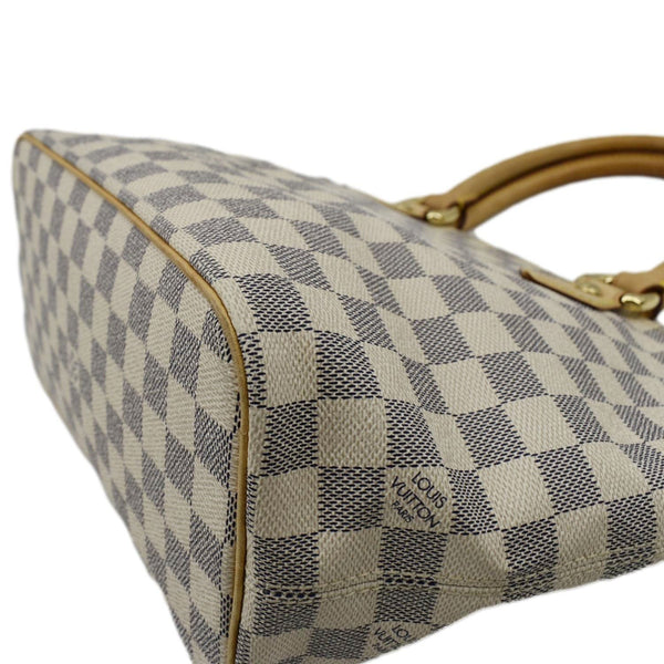 LOUIS VUITTON Saleya PM Damier Azur Tote Shoulder Bag Brown