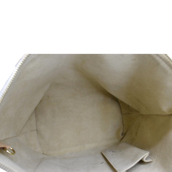 LOUIS VUITTON Saleya PM Damier Azur Tote Shoulder Bag Brown