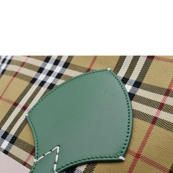 BURBERRY Giant Reversible Large Vintage Check Canvas Tote Bag Multicolor