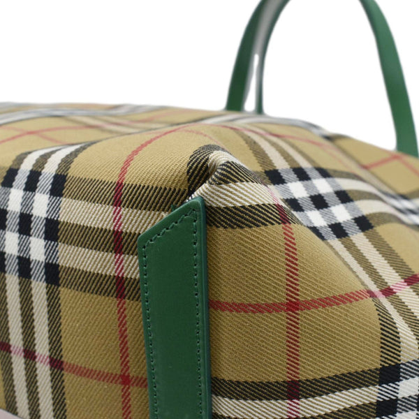 BURBERRY Giant Reversible Large Tote Bag Multicolor lefy corner look