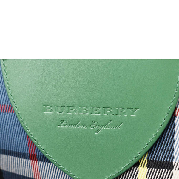 BURBERRY Giant Reversible Large Vintage Check Canvas Tote Bag Multicolor