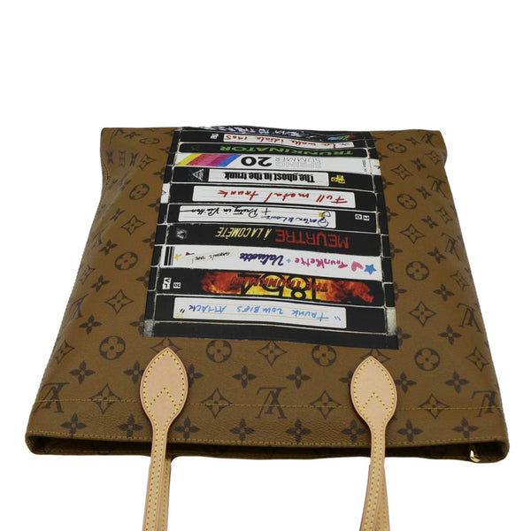 LOUIS VUITTON Carry It Monogram Reverse Canvas Tote Bag Brown