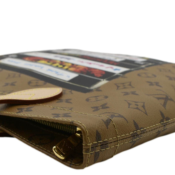 LOUIS VUITTON Carry It Monogram Reverse Canvas Tote Bag Brown